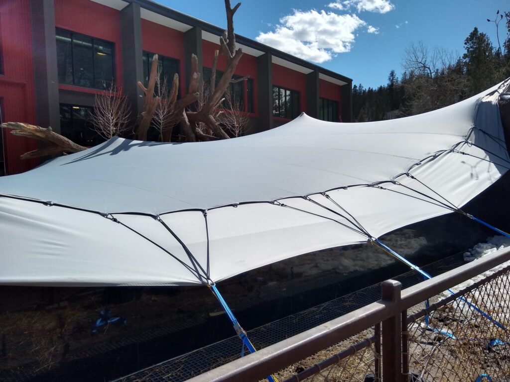 Hippo Pool Enclosed with Tent Stretch Tent with Skirting