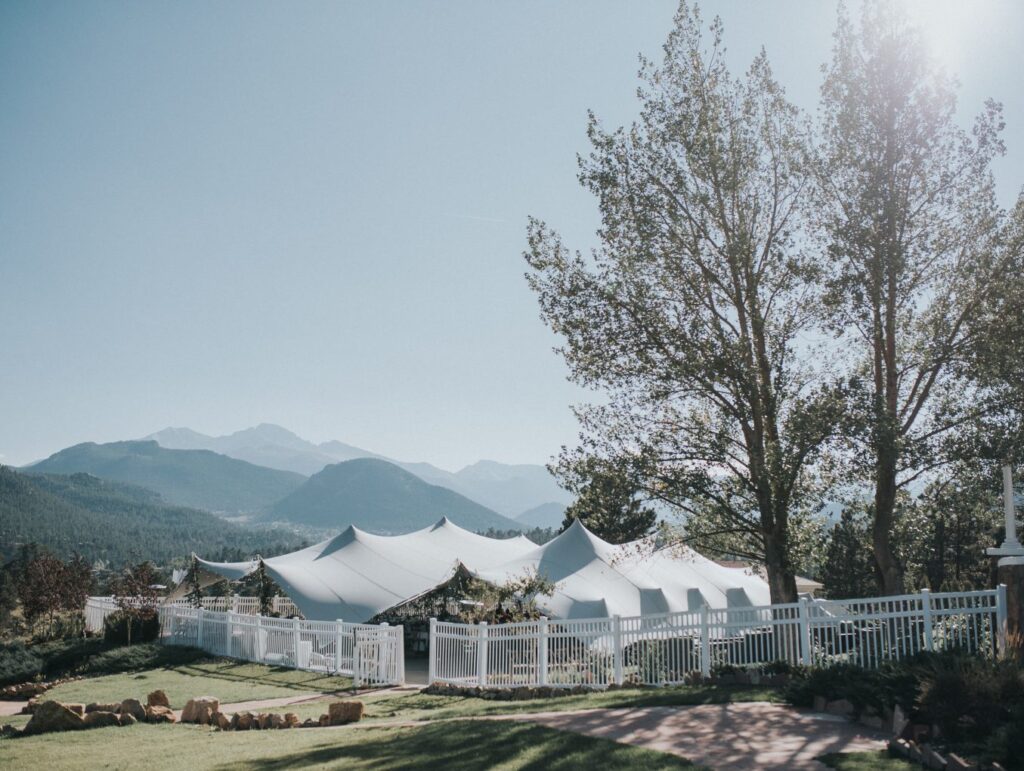Wedding Tent at Stanley Hotel Wedding Tent at Stanley Hotel
