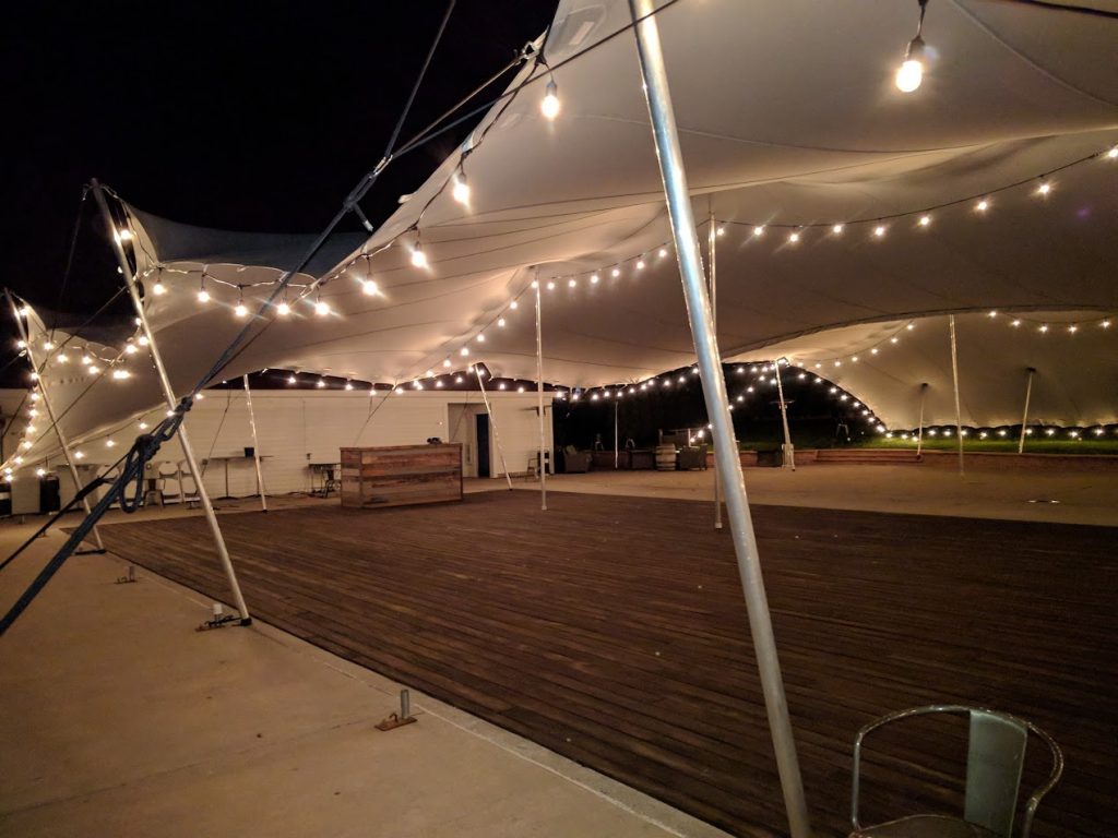 stanley-hotel-wedding-tent-at-night-with-market-lights stanley hotel wedding tent at night with market lights and rigging