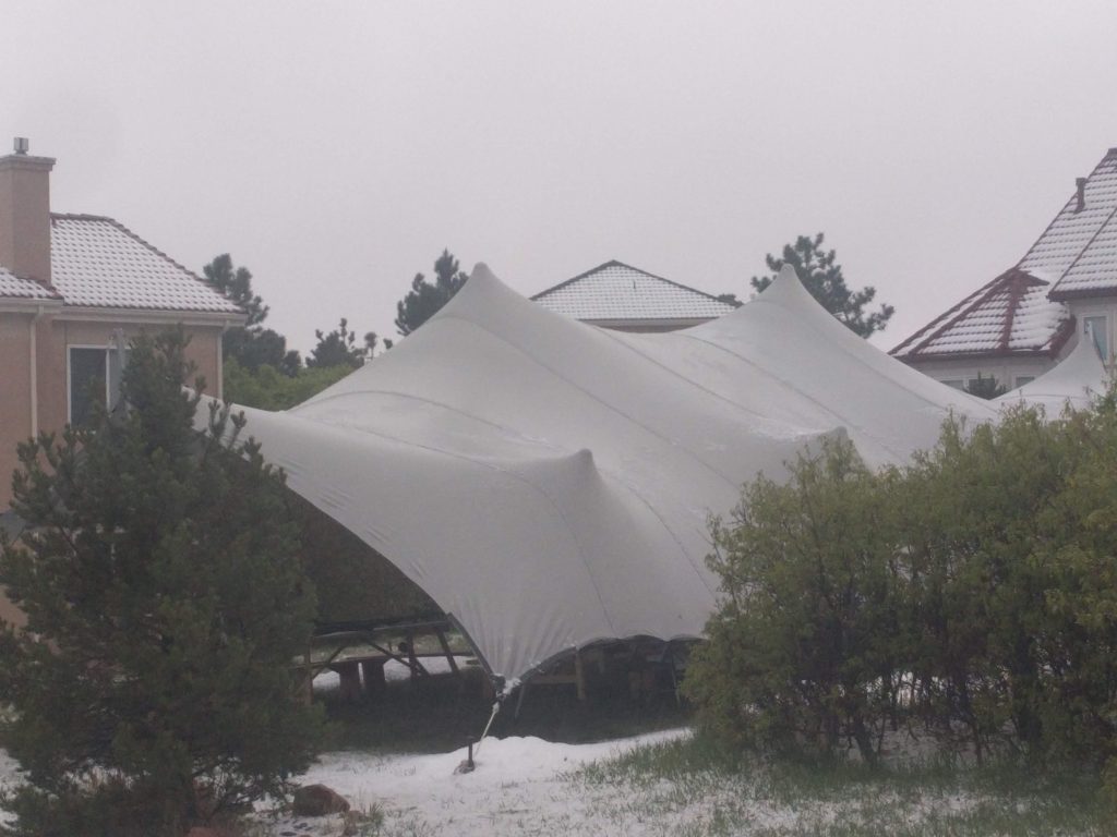 Hail canopy Hail-bounces-from-stretch-tent