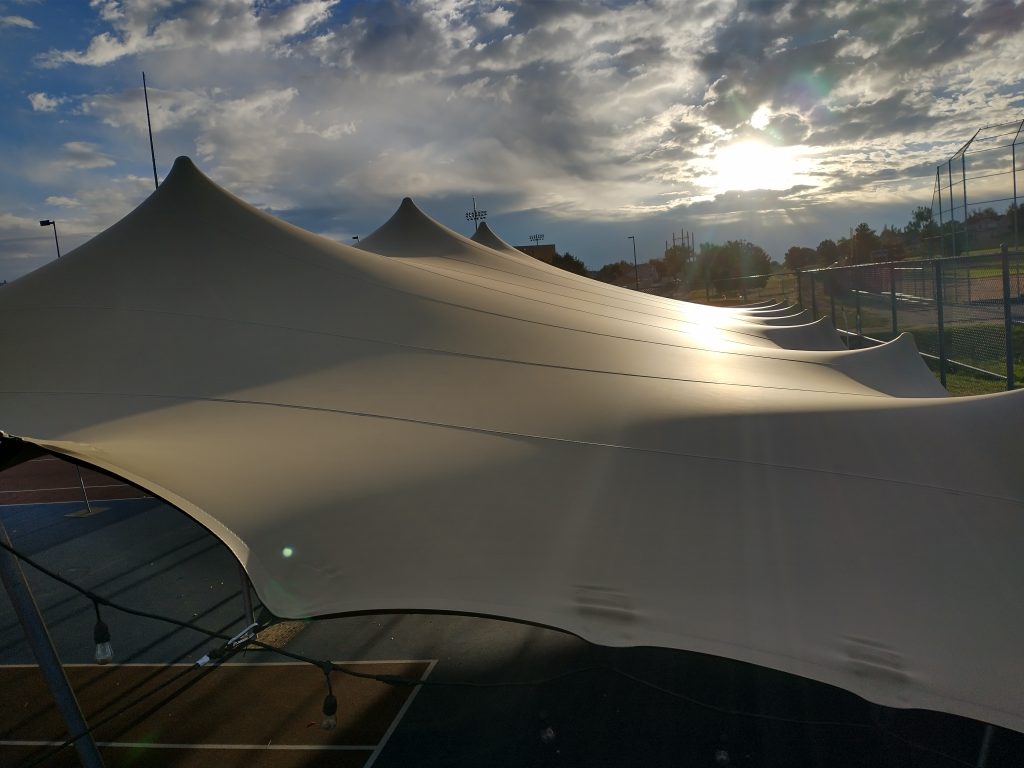 Prom-Stretch-tent-Sandcreek Prom Tent Sand Creek High School