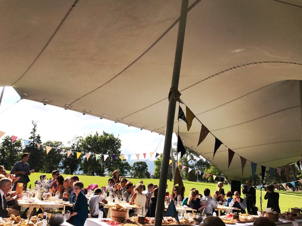 Wedding_tent_with_bunting Printers Home Wedding Tent with Bunting