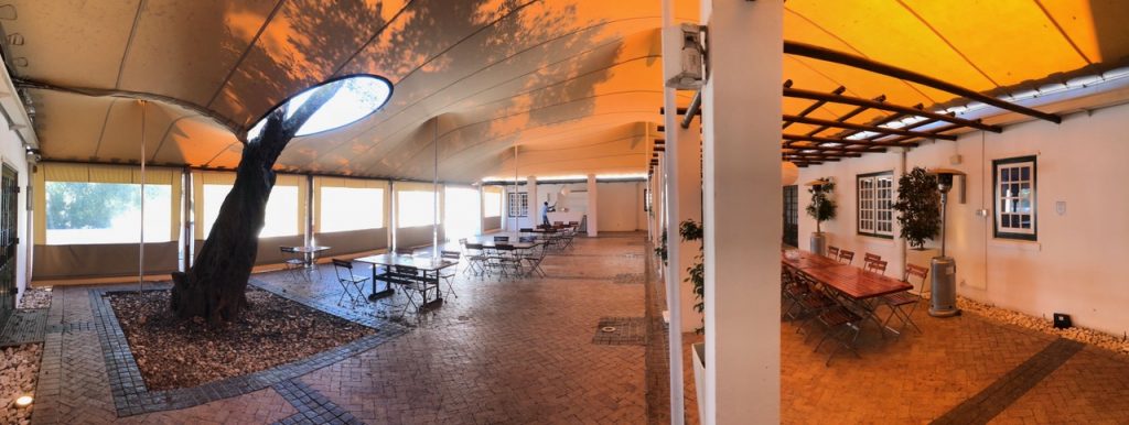 Tented Cafe Around Tree cafe tent