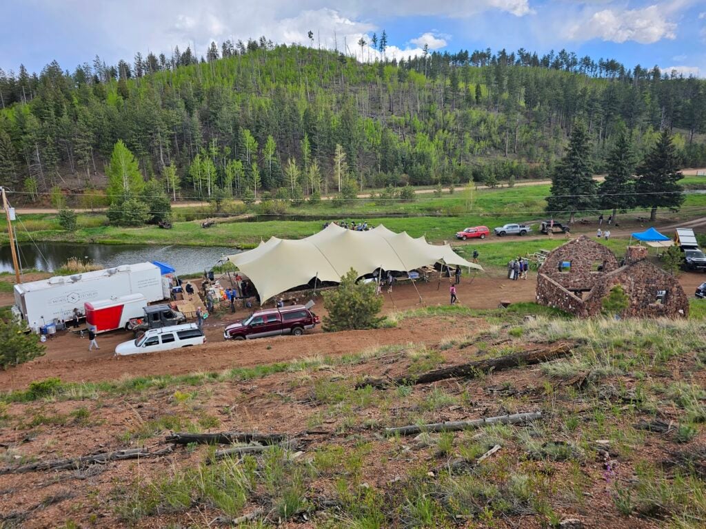 West Creek Tent Rental3 Mobile Kitchen with Dining Tent